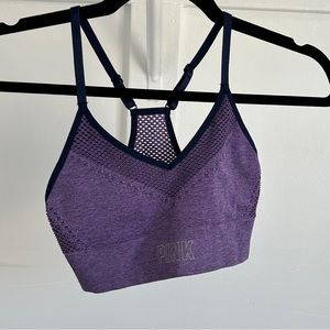 Victoria Secret Pink Seamless Lightly Lined Low Impact Sports Bra XSmall